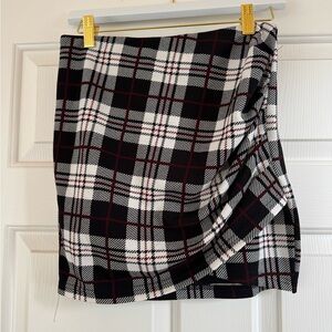❤️Plaid Black and White Women's Skirt